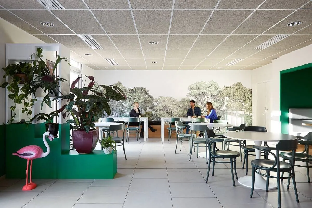 Lit double et espace de travail