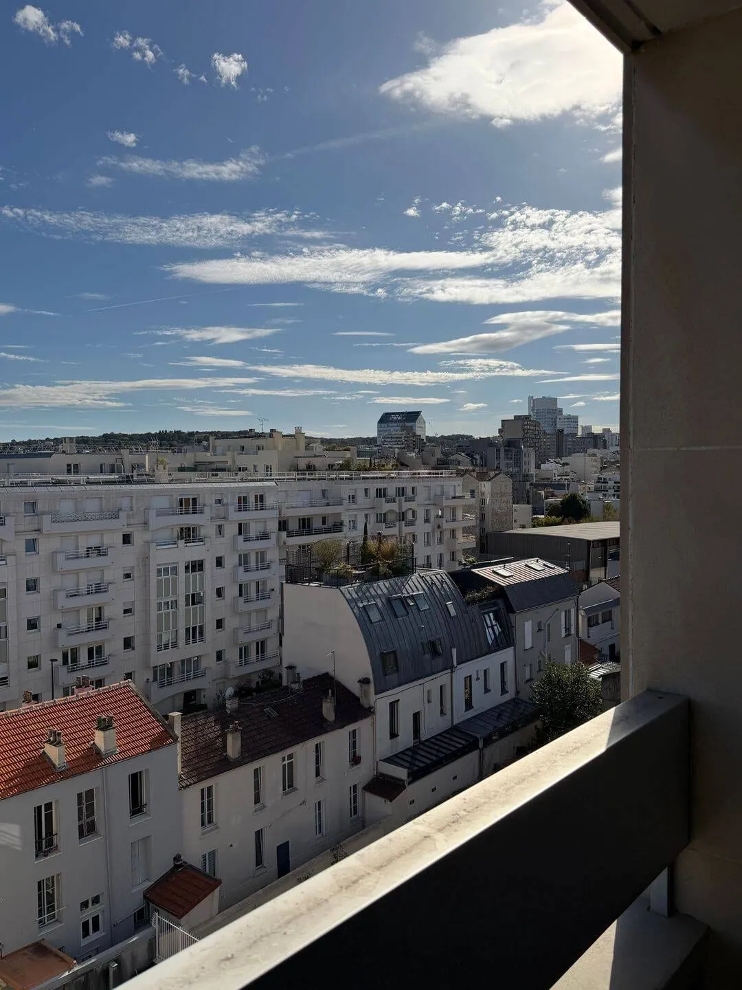 Vue dégagée depuis le balcon