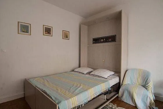 Espace nuit avec lit double