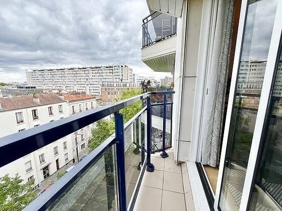 Vue dégagée depuis le balcon