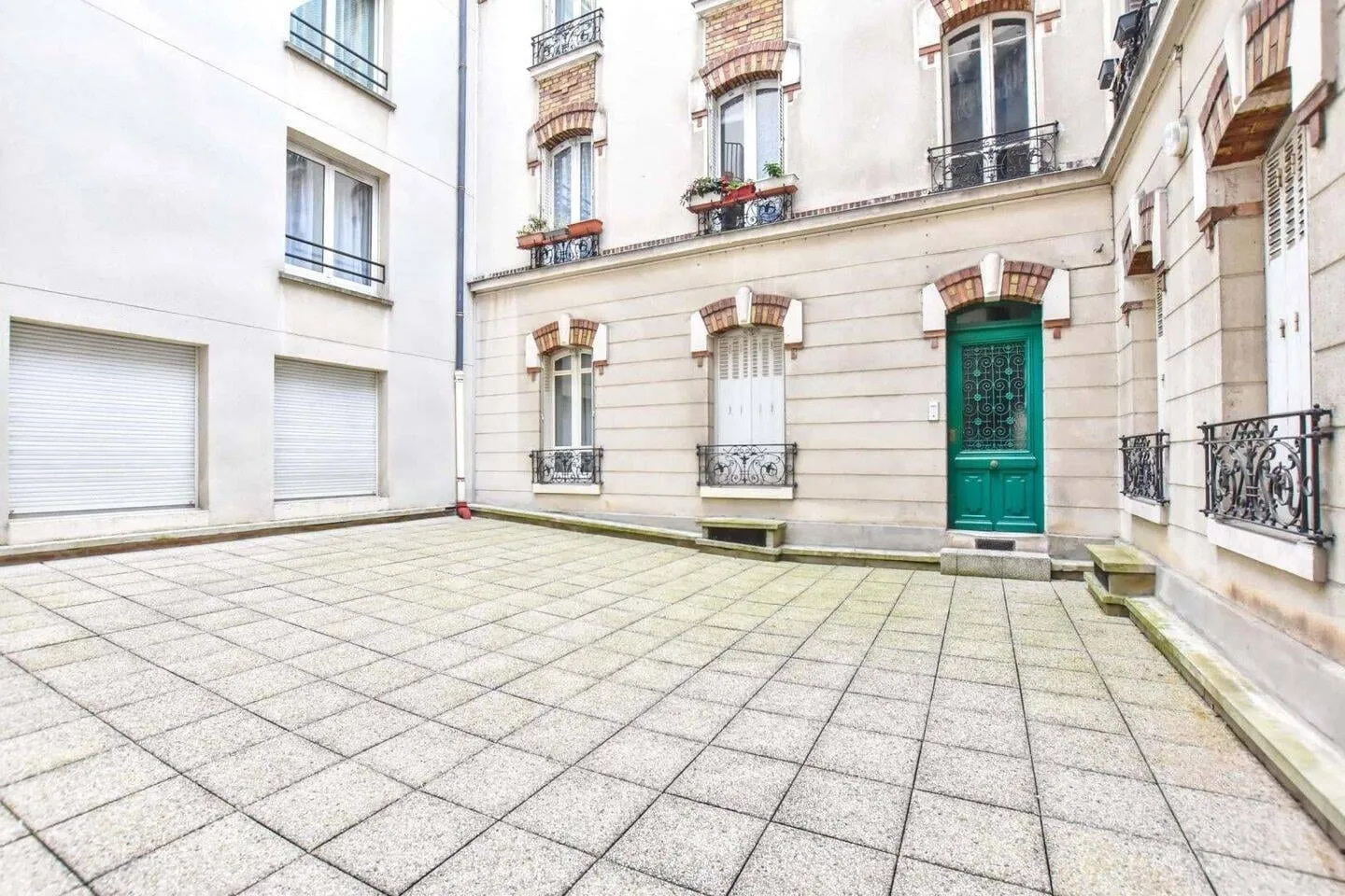 Cour intérieure de l'immeuble