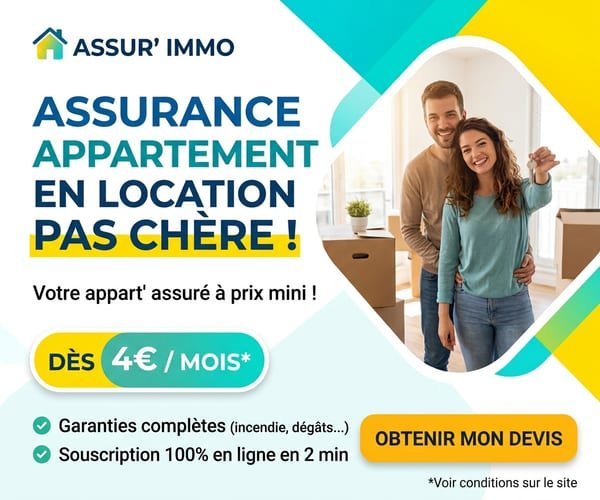 Assur'Immo — assurance appartement en location à partir de quatre euros par mois